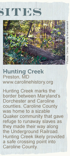 Harriet Tubman Sites Hunting Creek