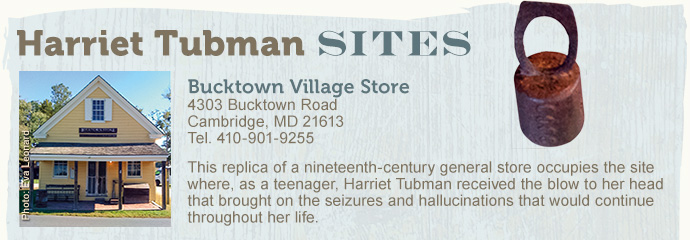 Harriet Tubman Sites Bucktown Village Store