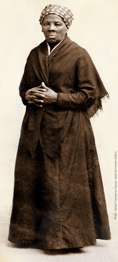 Photo: Harriet Tubman by Squyer, National Portrait Gallery